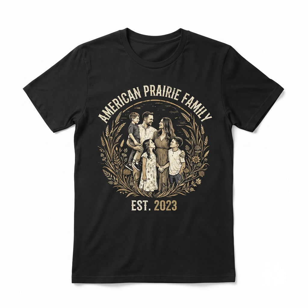 Custom Family Picture Photo Tank Top Personalized Gift Custom Unisex TShirt