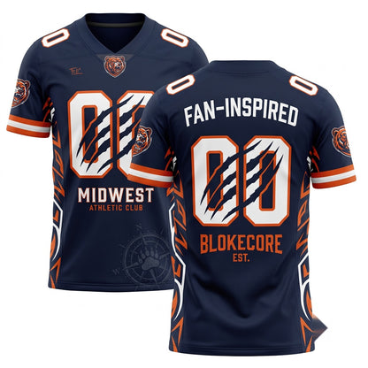 Unisex Stitched Football Fan Jersey - Breathable Lightweight Game Day Athletic Wear