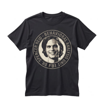 Spencer Reid FBI Genius Profiler Graphic Crime Drama TV Series Fan Gift Unisex TShirt
