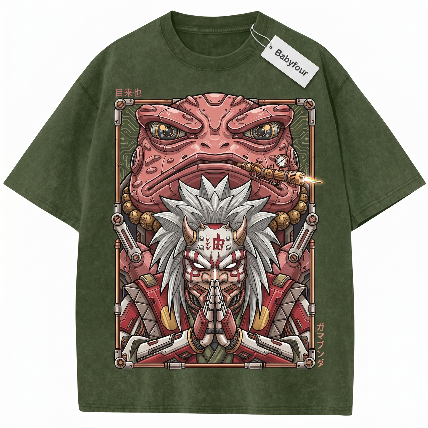 Vintage Toad Sage Shinobi Anime Graphic Unisex T-Shirt