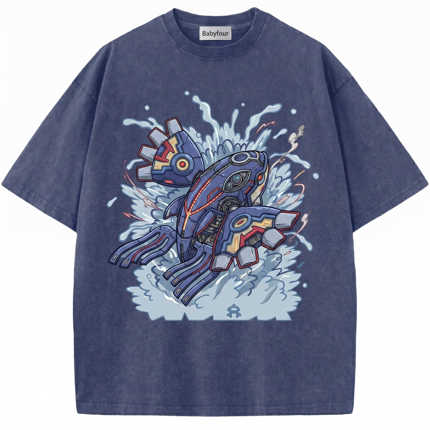 Vintage Legendary Ocean Whale Anime Graphic T-Shirt, Retro Water Guardian Beast Unisex Tshirt