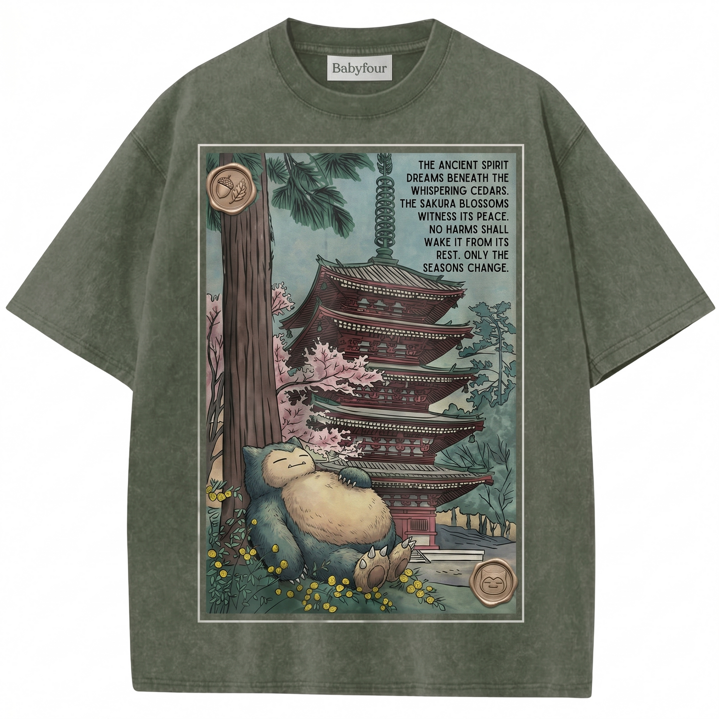 Vintage Sleepy Giant Anime Monster Unisex T-Shirt - Nostalgic Japanese Pocket Creature Graphic Tee