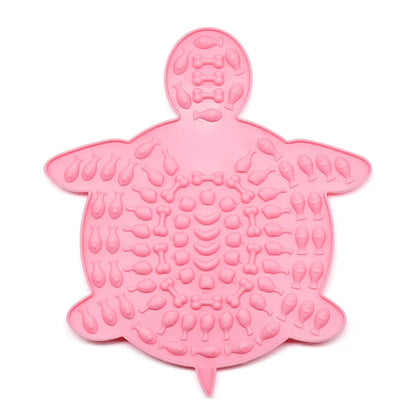 Silicone Pet Mat Dog Licking Mat Pet Padding Golden Fishing Dog Licking Tray Pet Slow Food Mat Licking Mat Pet Bowl Dog Bowl