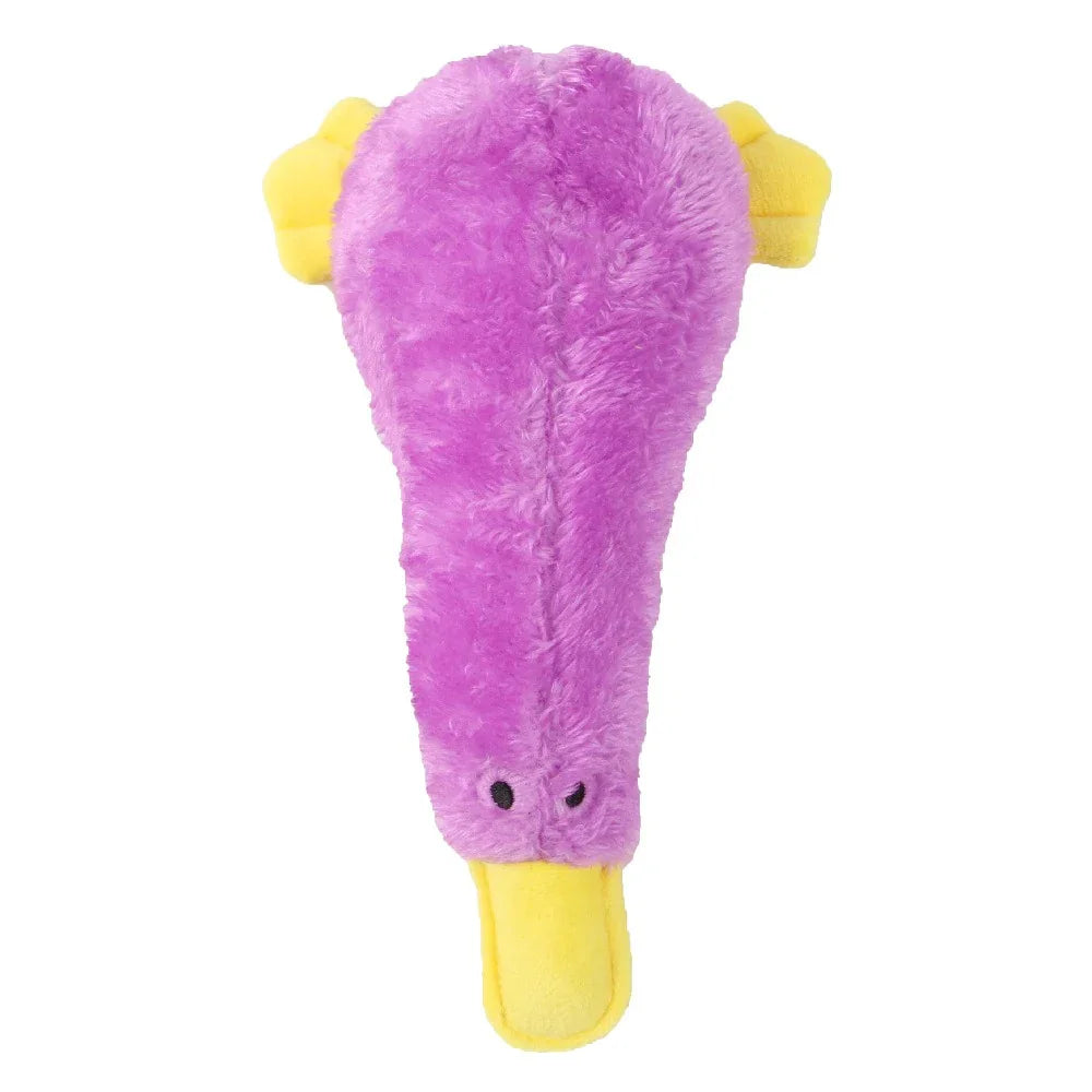 Pet Plush Soundmaking Toy Dog Bites Duck to vent Cartoon Wing less Bird Toy