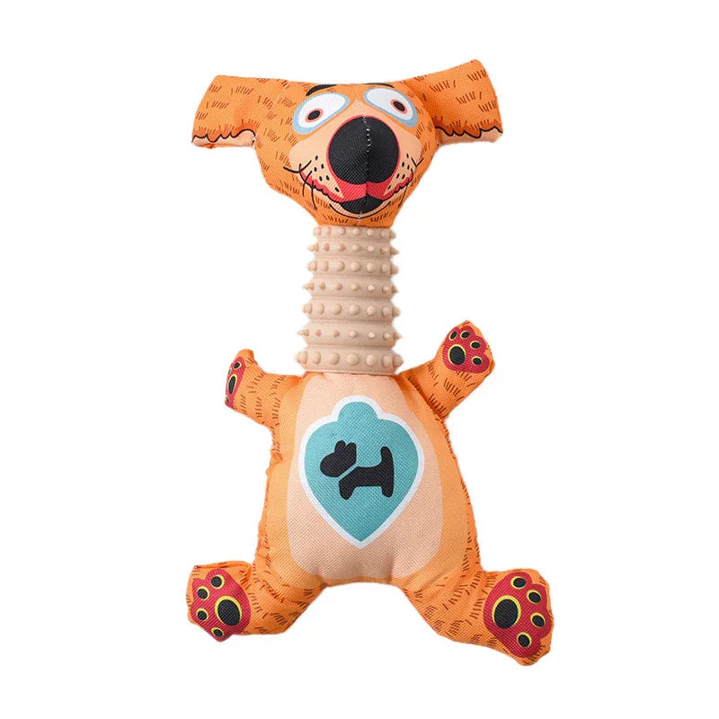 Pet Toy Oxford Cloth Cartoon Dog Molar Toy Cute Animal Shape Sounding Toy Pet Supplies