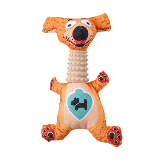 Pet Toy Oxford Cloth Cartoon Dog Molar Toy Cute Animal Shape Sounding Toy Pet Supplies