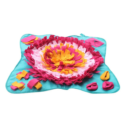 Dog Pet Snuffle Mat Washable Dog Training Blanket Dogs Smelling Mat IQ Training Pressure Releasing Nose Work Toy