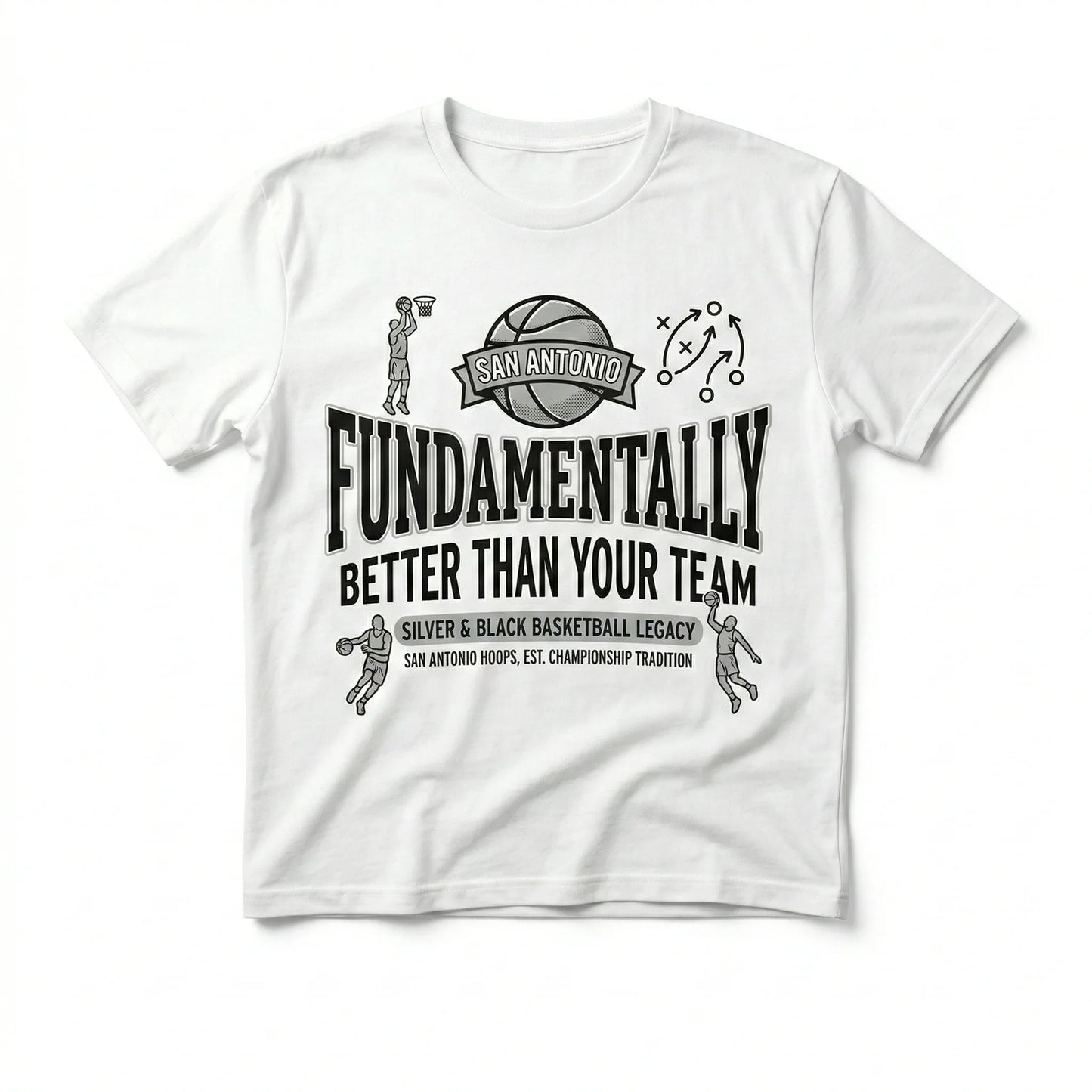 San Antonio Extraterrestrial Hoops Fan Apparel - Alien Basketball Graphic Shirt