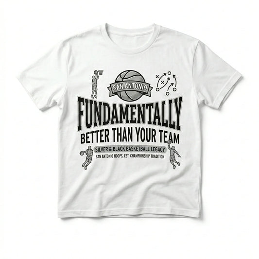 San Antonio Extraterrestrial Hoops Fan Apparel - Alien Basketball Graphic Shirt