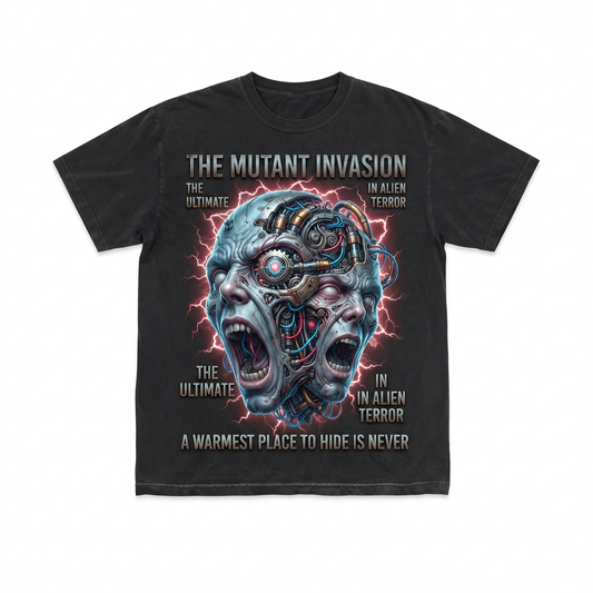 Vintage 80s Sci-Fi Horror Creature Graphic Tee Retro Cosmic Alien Horror Movie Fan Apparel Unisex T-shirt