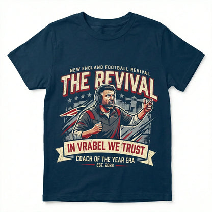 New England Patriots Mike Vrabel Coach of the Year Revival Shirt & Hoodie