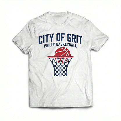 Premium Philly Hoops "City of Grit" Basketball Fan Apparel | T-Shirt, Hoodie & More