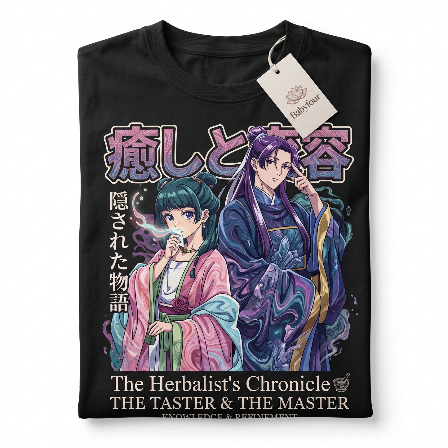 Vintage Maomao And Jinshi Historical Mystery Anime Aesthetic Unisex Tshirt