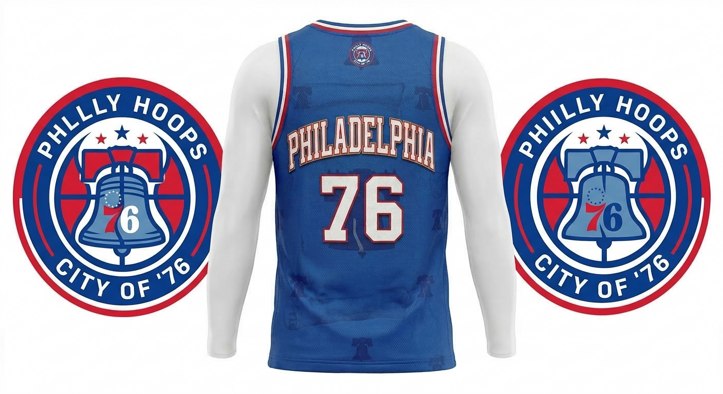 Retro Philly Hoops Heritage Basketball Jersey - City of Brotherly Love Unisex AOP Tank Top