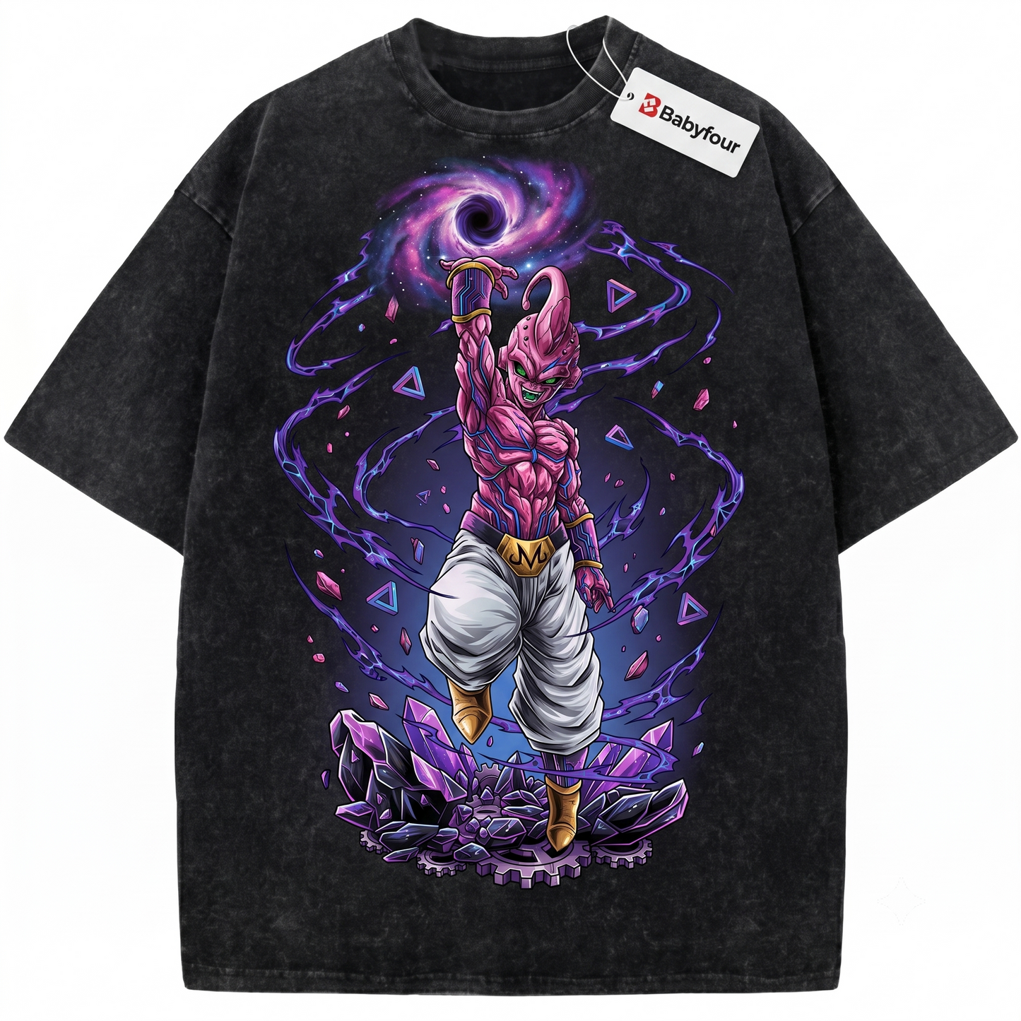 Pink Anime Villain Retro Graphic Tee - Vintage Aesthetic Cartoon Graphic Unisex T-shirt