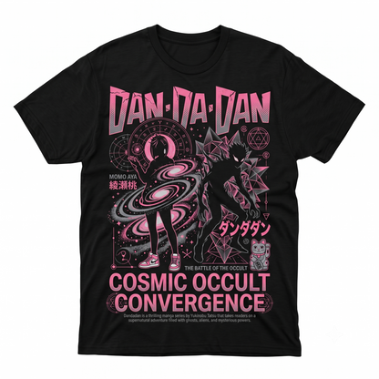 Anime Battle Graphic Tee, Supernatural Manga Art Streetwear, Japanese Aesthetic Unisex Shirt