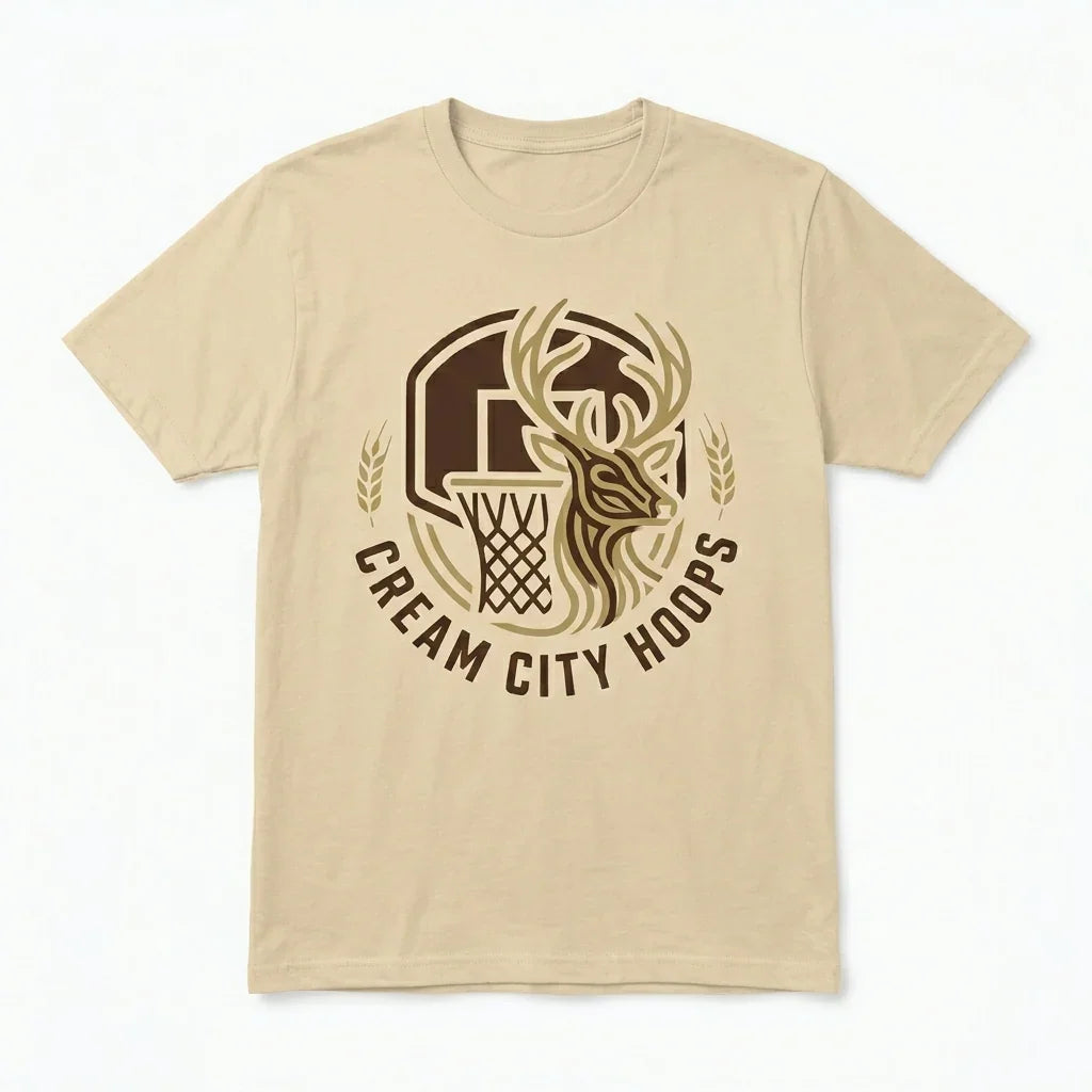 Premium Cream City Basketball Fan Gear | Milwaukee Hoops T-Shirt, Hoodie & Sweatshirt
