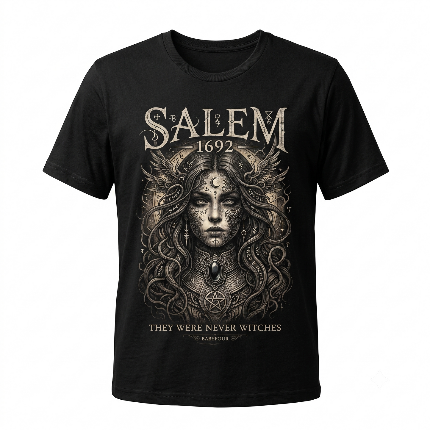 Salem 1692 Graphic Tee, Dark Academia Gothic Horror Witchcraft Fashion Apparel - Unisex T-shirt