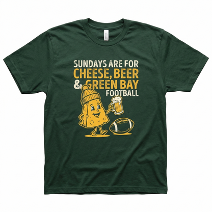 Funny Green Bay Football Game Day Shirt, Wisconsin Pro Football Fan Apparel