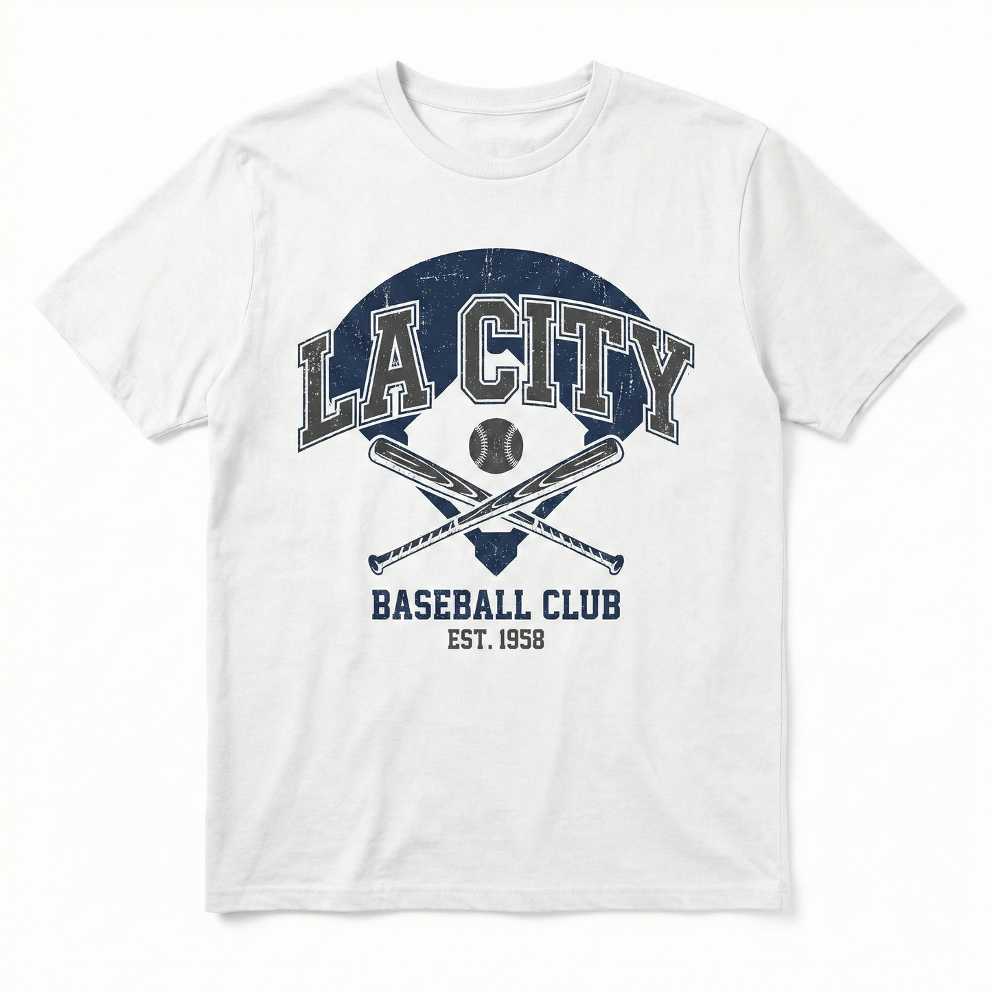 LA City Baseball Fan Apparel - Classic West Coast Blue and White Sports Gear - T-Shirt, Hoodie, Tank Top