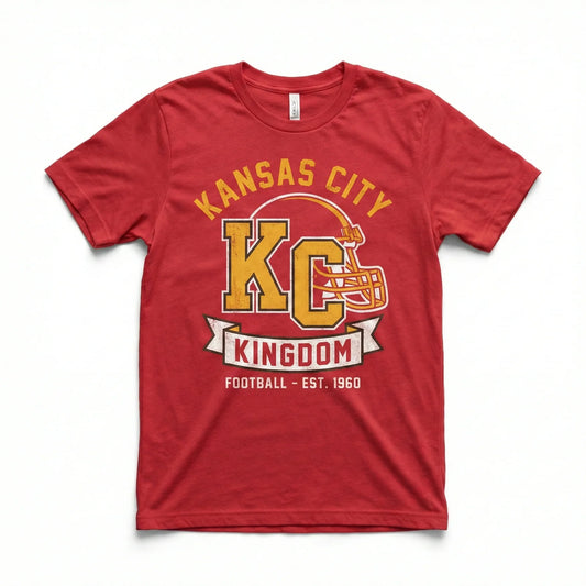 Kansas City Football Game Day Fan Gear - KC Kingdom Graphic Apparel (T-Shirt, Hoodie, Sweatshirt)