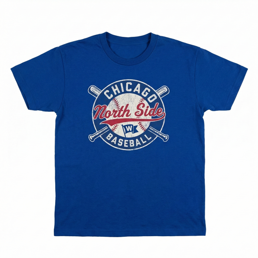 Vintage Chicago North Side Baseball Fan Apparel - T-Shirt, Hoodie, Long Sleeve