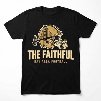 San Francisco Football "The Faithful" Bay Area Red & Gold Fan Gear - T-Shirt, Hoodie, Sweatshirt, Tank Top, Long Sleeve