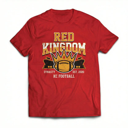Kansas City Football Dynasty Red Kingdom Shirt | Game Day KC Fan Apparel