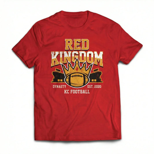 Kansas City Football Dynasty Red Kingdom Shirt | Game Day KC Fan Apparel