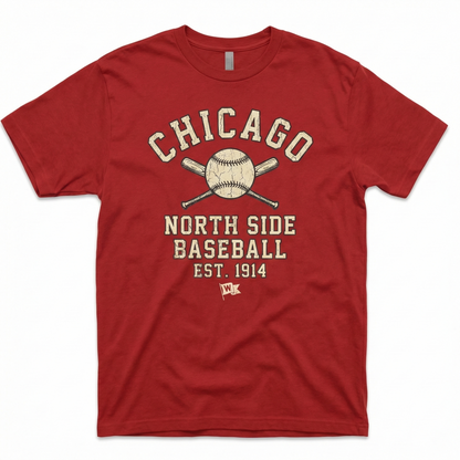 Vintage Chicago North Side Baseball Fan Apparel - T-Shirt, Hoodie, Long Sleeve
