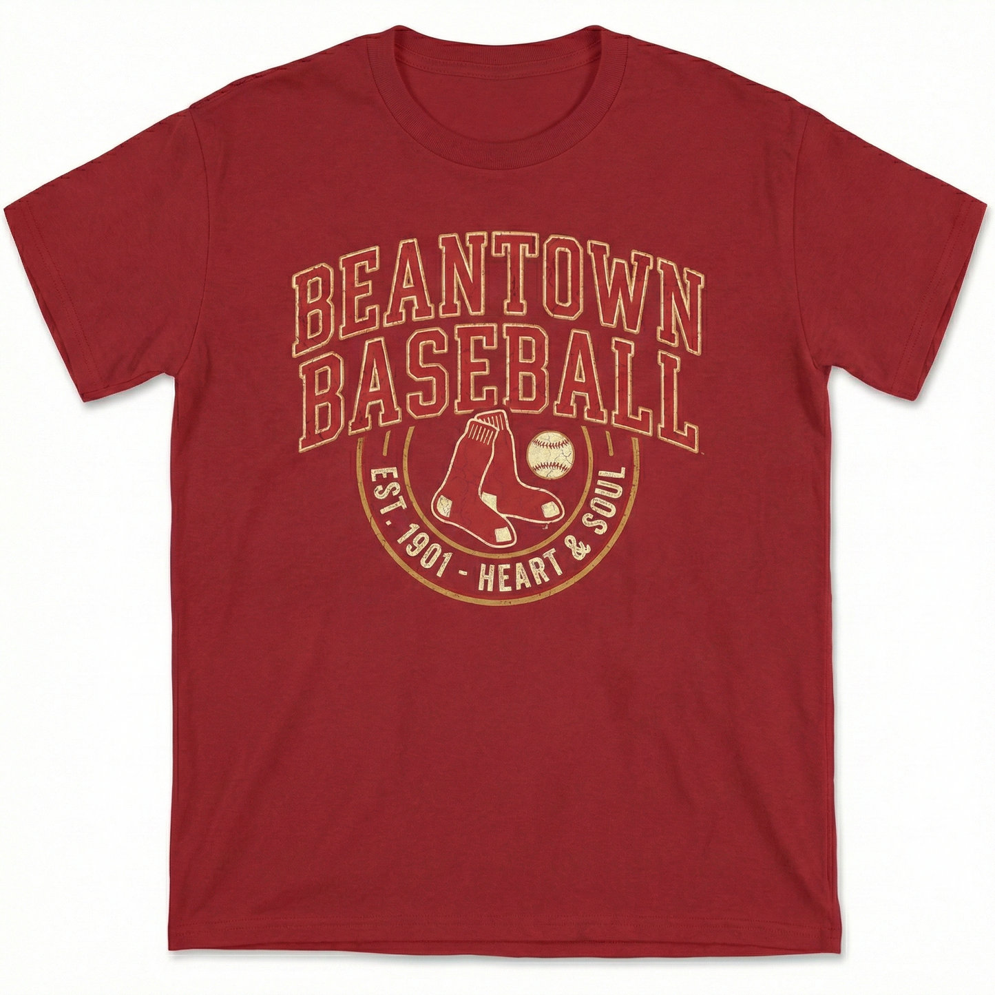 Boston Baseball Fan Apparel - Vintage Style Beantown Sports Gear - Navy & Red Graphic Tees, Hoodies, Sweatshirts