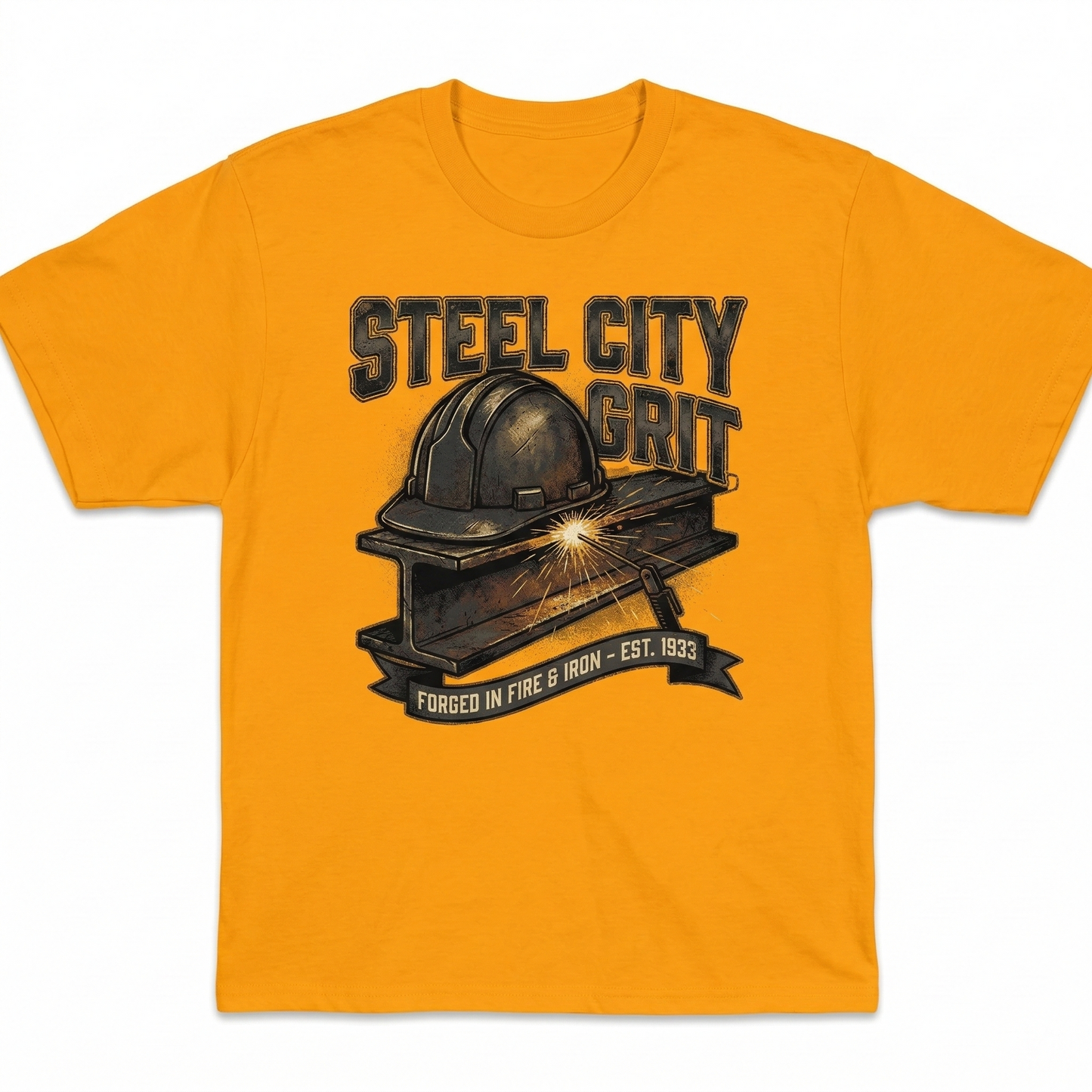 Pittsburgh Football Fan Apparel "Steel City Grit" Edition - T-Shirt, Hoodie, Sweatshirt, Tank Top, Long Sleeve