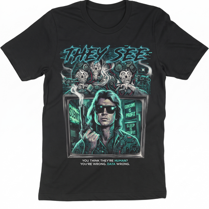They Live Consume Graphic Design Unisex T-shirt