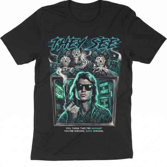 They Live Consume Graphic Design Unisex T-shirt