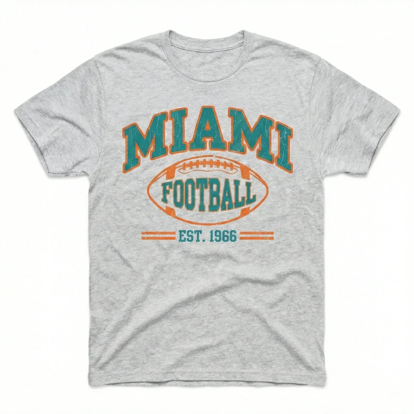 Miami Football Fan Essentials - Aqua & Orange Pride Apparel T-Shirt, Hoodie, Sweatshirt, Tank Top, Long Sleeve - Gameday Gear