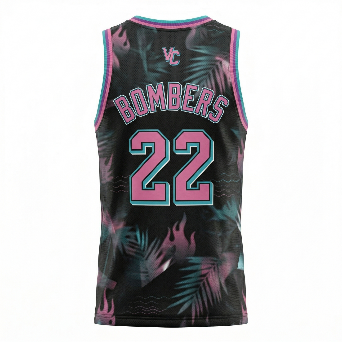 Unisex Vice City Basketball Jersey - Iconic Heritage Standard Hype Fan Apparel (Not Miami Heat)