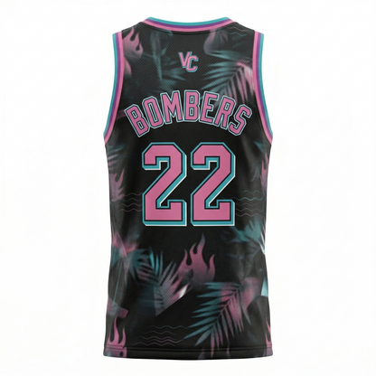 Unisex Vice City Basketball Jersey - Iconic Heritage Standard Hype Fan Apparel (Not Miami Heat)
