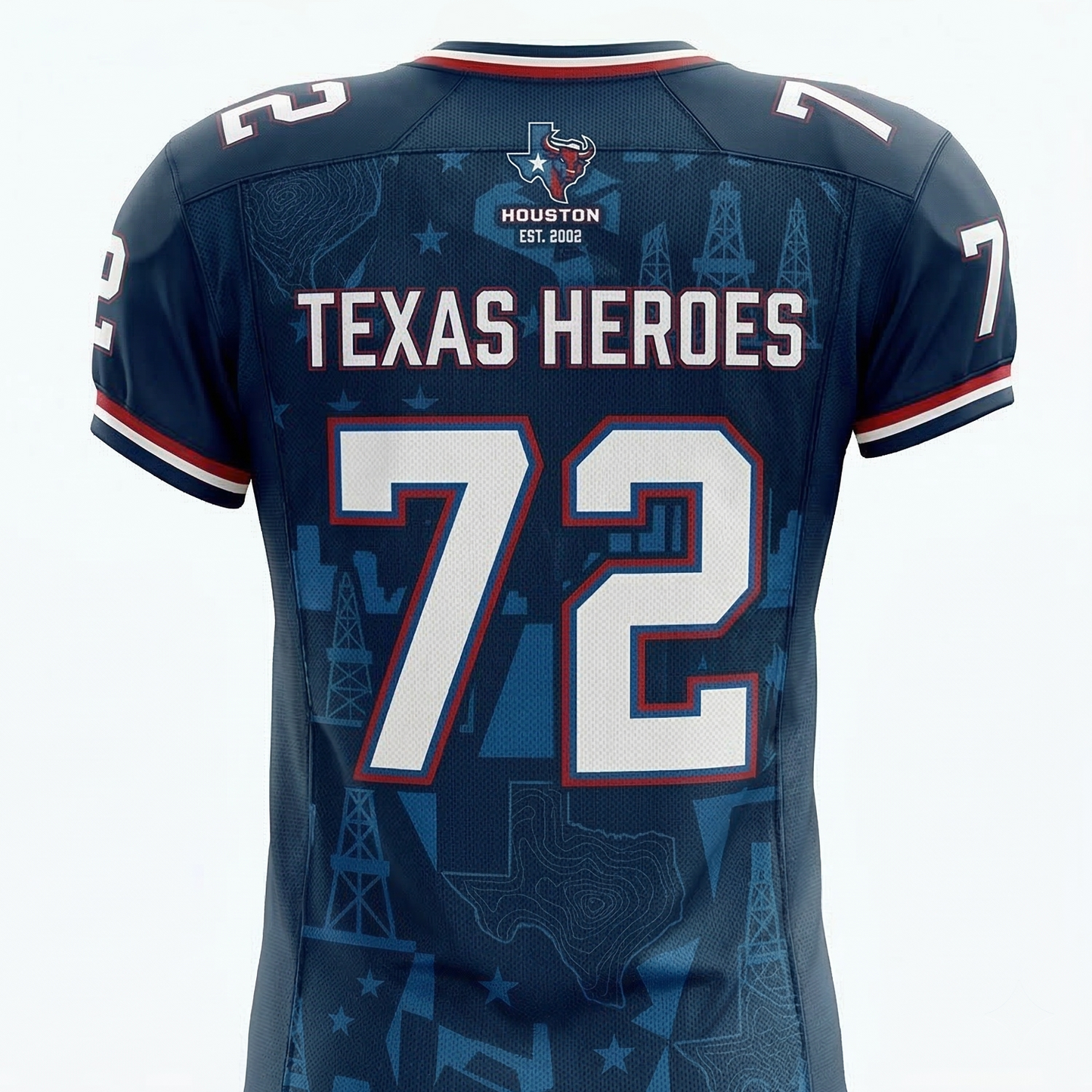 Houston Football Heritage Unisex AOP Jersey - Lone Star State Pride Edition