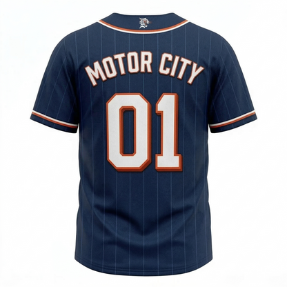 Detroit Baseball Legacy Button-Up Jersey - Heritage Edition - Unisex