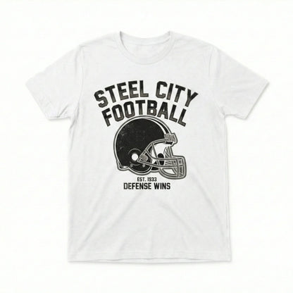 Steel City Football Game Day Essential Apparel | Black and Gold Fan T-Shirt, Hoodie & More