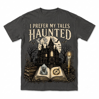 Vintage Dark Academia Book Worm Shirt - Gothic Haunted Bookish Graphic Tee - Spooky Librarian Halloween Literary Gift Unisex T-shirt