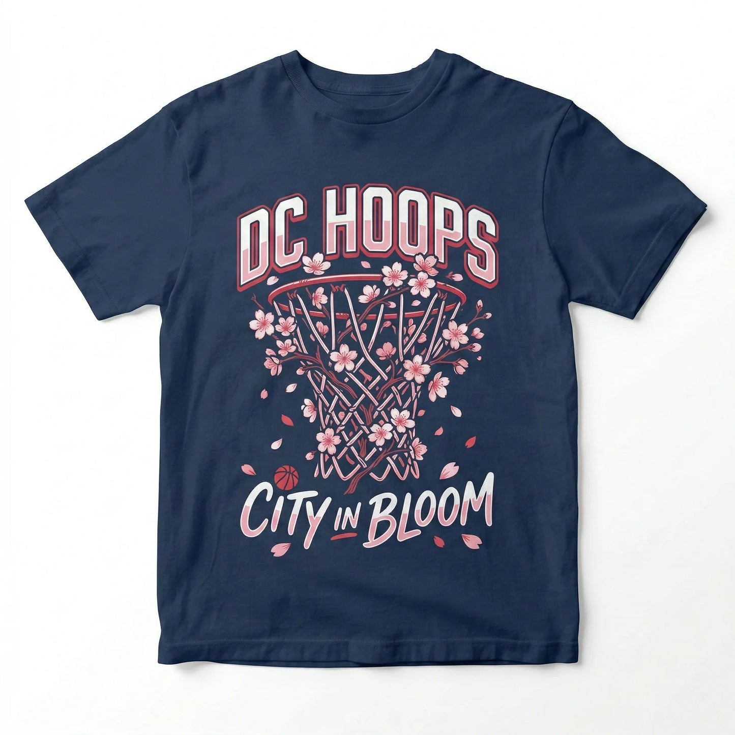 Premium DC Hoops Cherry Blossom Fan Apparel | Basketball City Edition