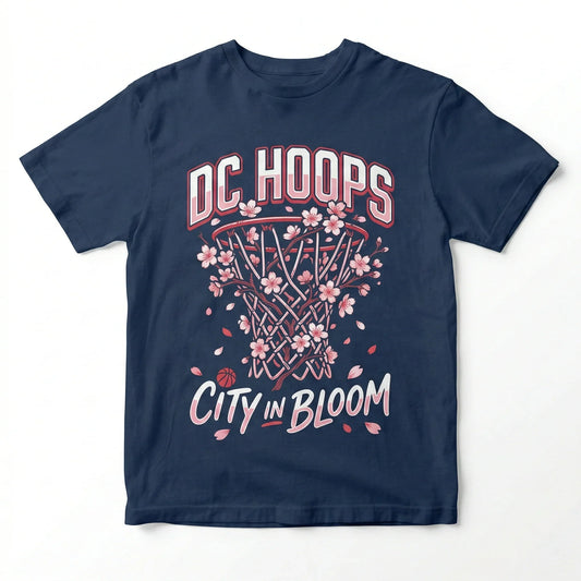 Premium DC Hoops Cherry Blossom Fan Apparel | Basketball City Edition