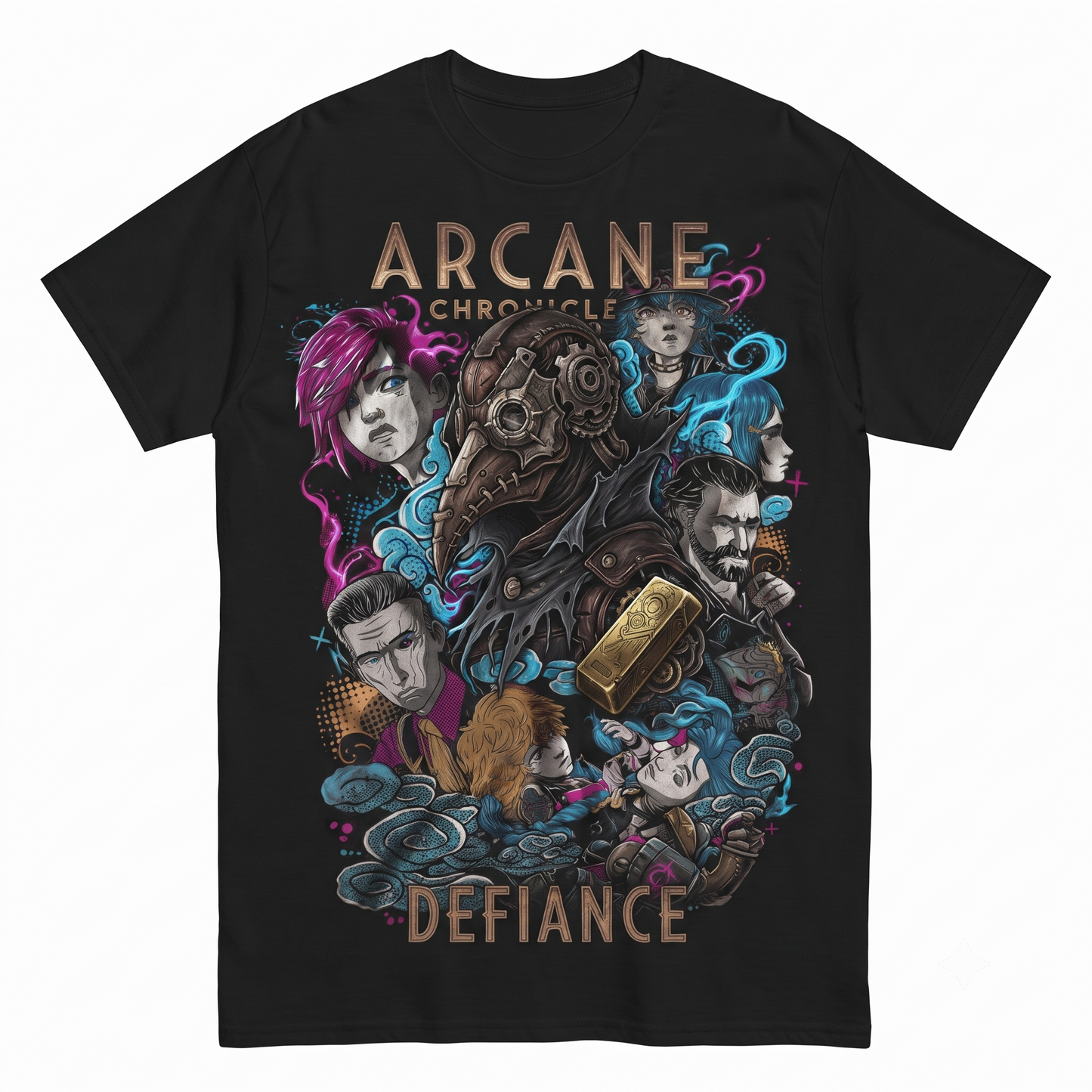 Gaming Inspired Graphic T-Shirt, Unisex Anime Character Art Shirt, Casual Soft Cotton Crewneck Top for Men and Women