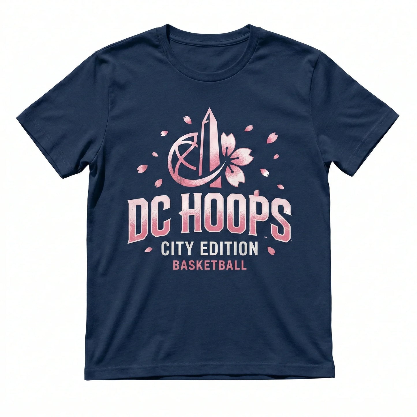 Premium DC Hoops Cherry Blossom Fan Apparel | Basketball City Edition