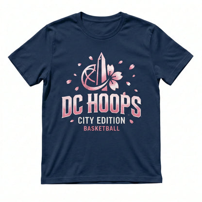 Premium DC Hoops Cherry Blossom Fan Apparel | Basketball City Edition