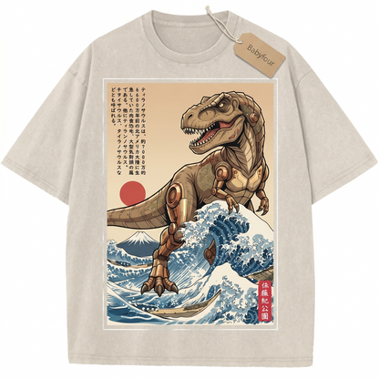 Vintage Prehistoric Dinosaur Park T-Shirt, Retro 90s T-Rex Adventure Graphic Unisex Tee