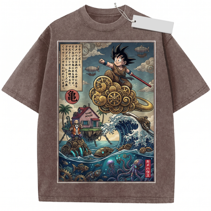 Vintage Anime Super Warrior Graphic Tshirt - Unisex Retro Manga Tee