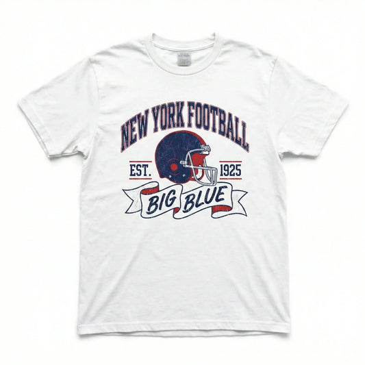 Classic New York Football Fan Gear - Big Blue Tailgate T-Shirt, Hoodie, Tank Top, Long Sleeve, Sweatshirt