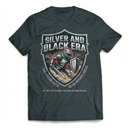 Silver & Black Vegas Football Nation Era Shirt - Game Day Fan Apparel (T-shirt, Tank, Long Sleeve, Sweatshirt, Hoodie)
